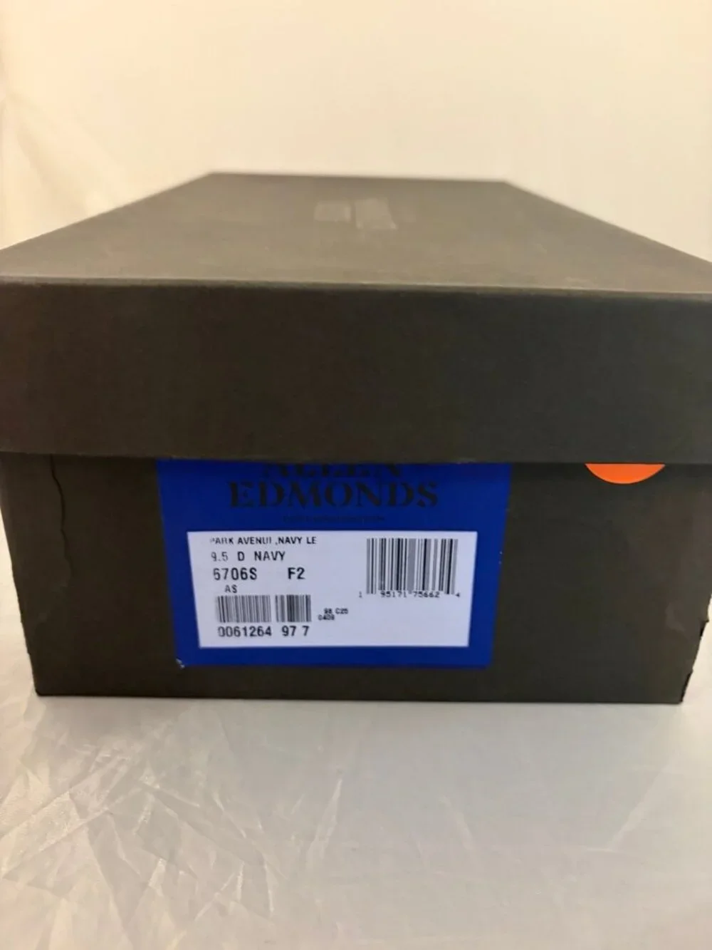 Allen Edmonds Park Avenue LE Navy Leather Mens dress shoes size 9.5 6706S F2